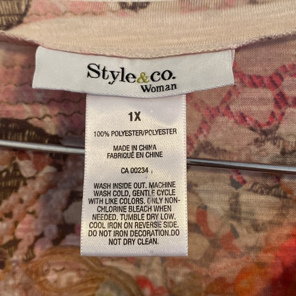 Lightweight Tunic with Asymmetrical Hem-1X - Picture 3 of 10